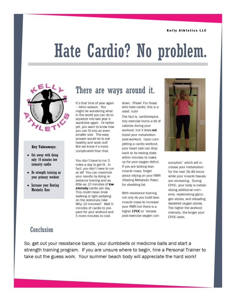 I Hate Cardio But I Have To Lose Weight Here Is The Solution For